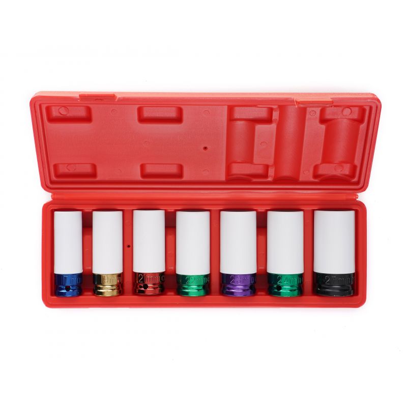 Nasadki udarowe 7el. 1/2" L:79 KD11752