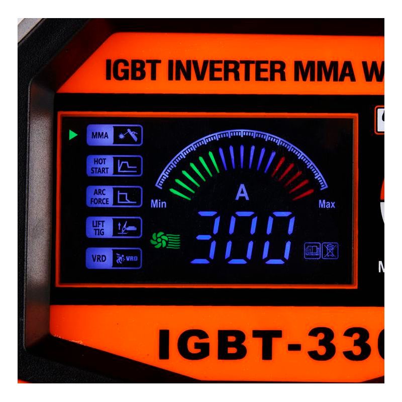 Spawarka inwertorowa MMA IGBT LIFT TIG LCD 300A KD1878
