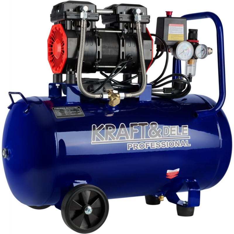 Bezolejový kompresor 50L, 1500W, 290L/min, KD4052