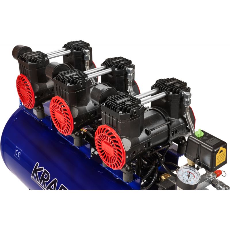 Kompresor bezolejowy 100L 6000W 660L/MIN niebieski KD4094