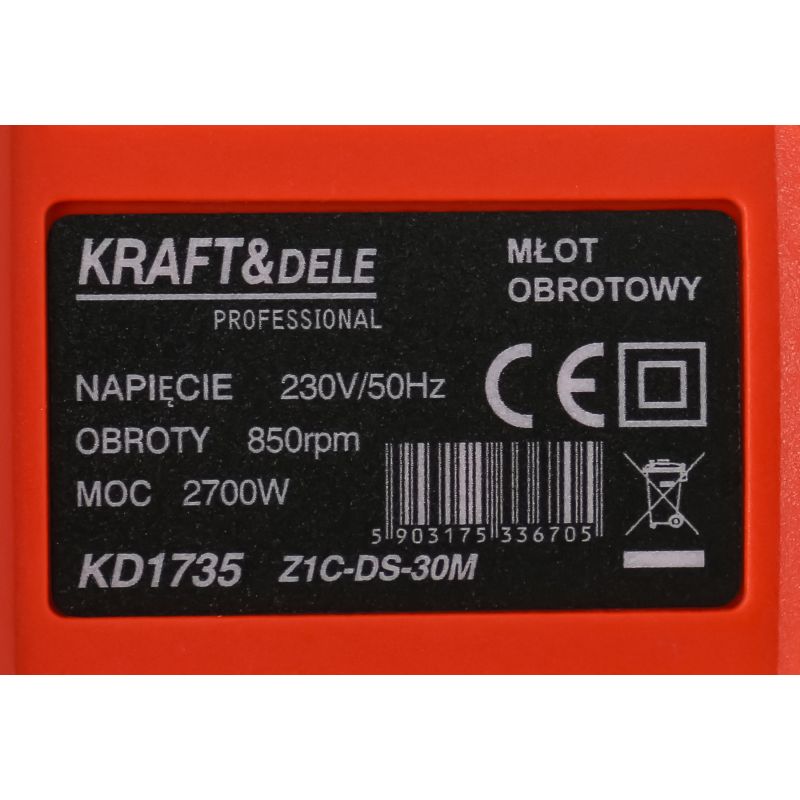 Młot udarowy 2700W KD1735