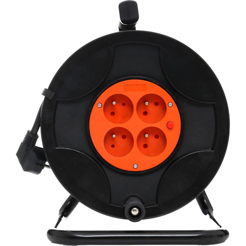 Przedłużacz ogrodowy bębnowy 25M / 3 x 2,5MM KD4017
