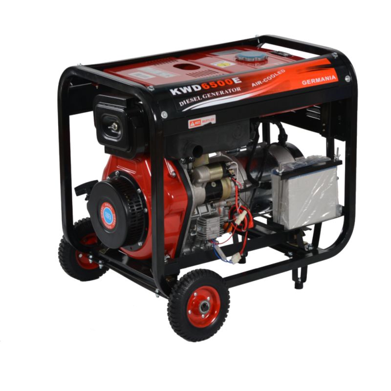 Dieselový generátor 6500 W, 12/230/380 V, model KD120