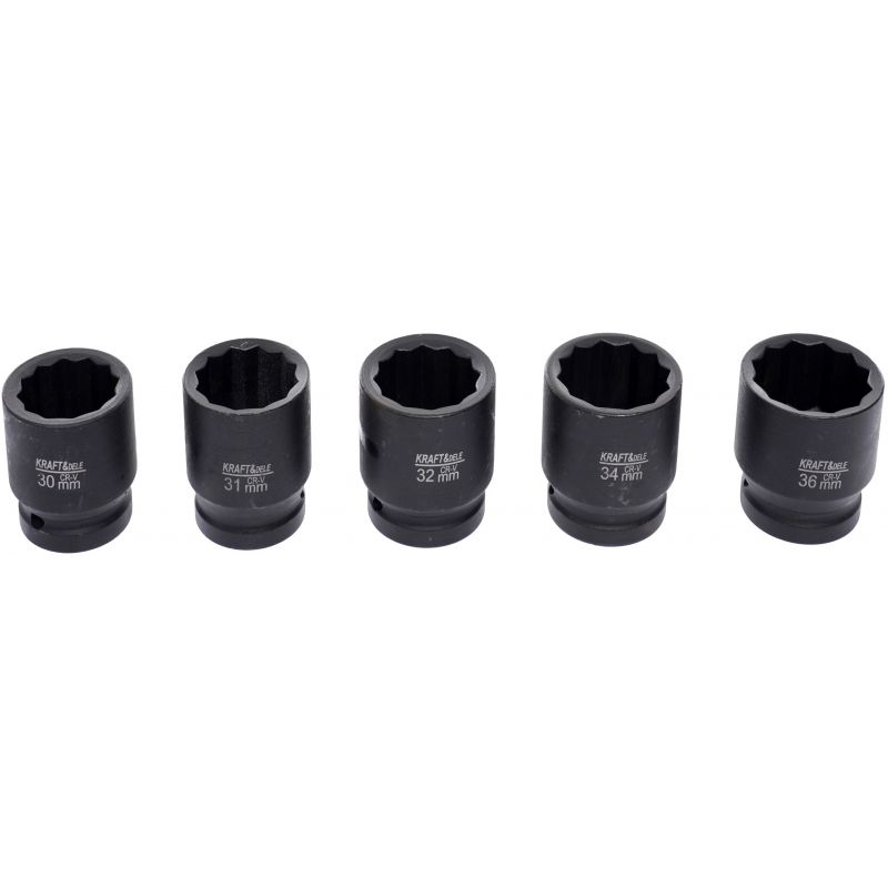 Nasadki udarowe 3/4" 12 - kątne 26 szt. KD11759