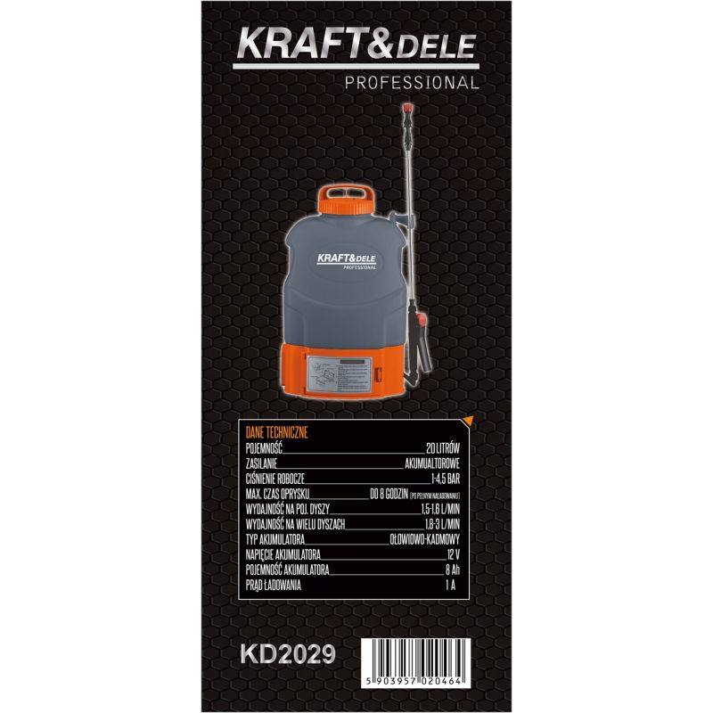Opryskiwacz akumulatorowy 20L KD2029