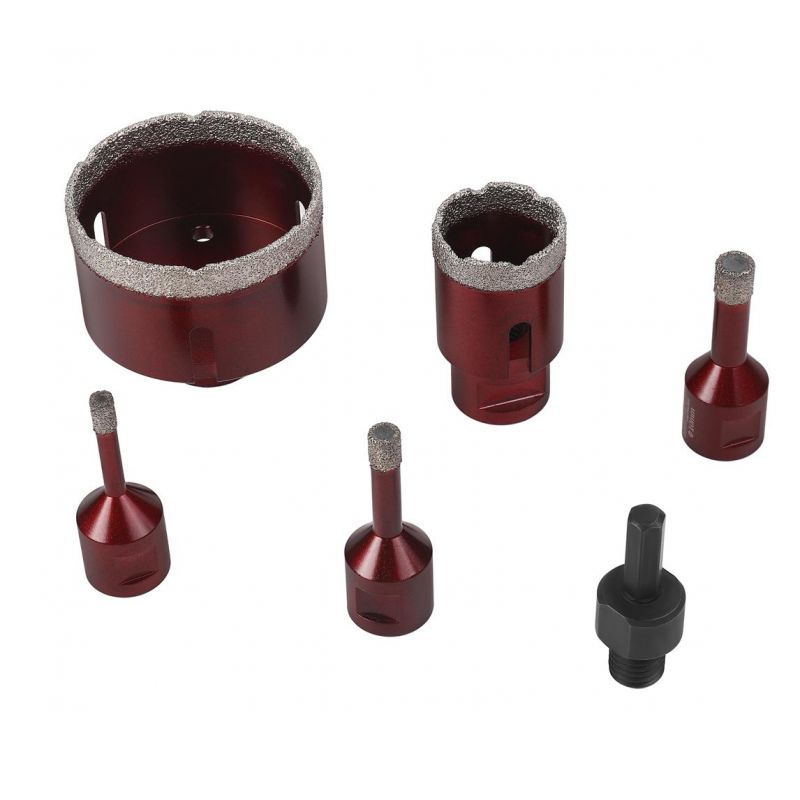 Zest. otwornic diamentowych 6EL. 6-68mm M14 KD12643