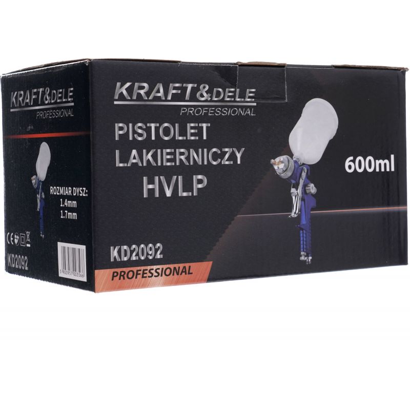 Pistolet lakierniczy HVLP 750ml KD2092