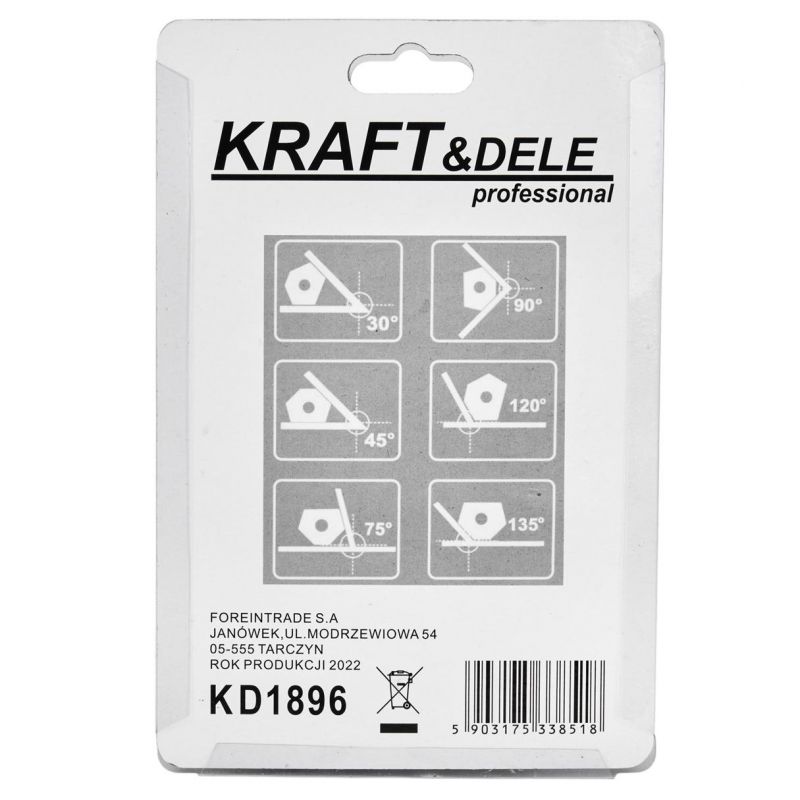 Kątownik magnetyczny 1,5cm x 9cm 50lbs KD1896