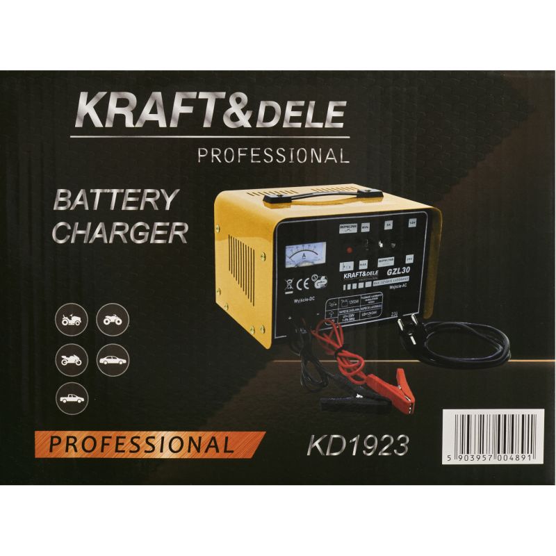 Prostownik samochodowy 30A 90-250Ah KD1923