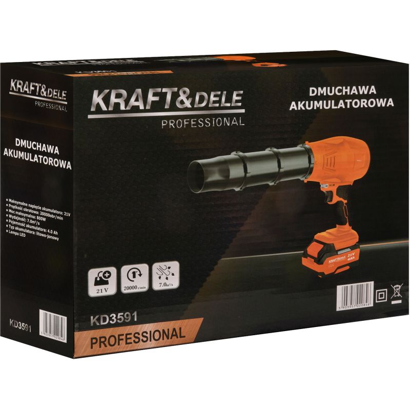 Dmuchawa akumulatorowa 21W 800W KD3591