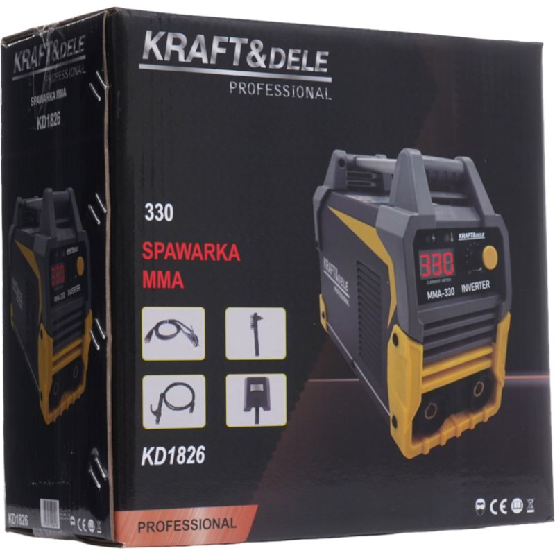 Spawarka inwertorowa MMA IGBT LCD 330A KD1826