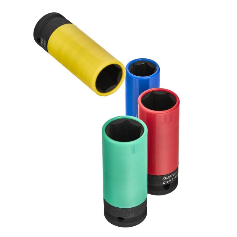 Nasadki udarowe 4el. 1/2" L:79 KD11751