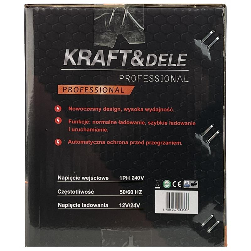 Prostownik z rozruchem 12/24V 50-800Ah 80A rozruch 600A KD5321