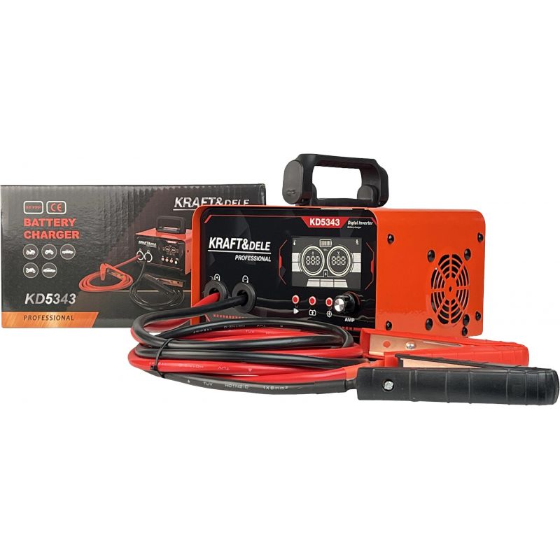 Prostownik z rozruchem 12/24V 50-400Ah 30A rozruch 200A KD5343