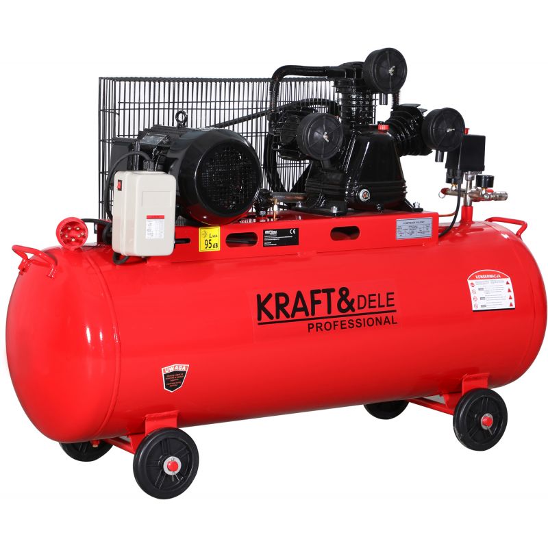 Kompresor Olejowy 200L 3 Tłoki 400V KD408