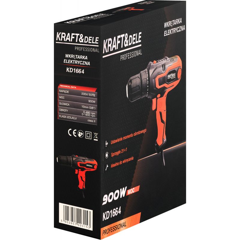 Wkrętarka elektryczna 900W KD1664