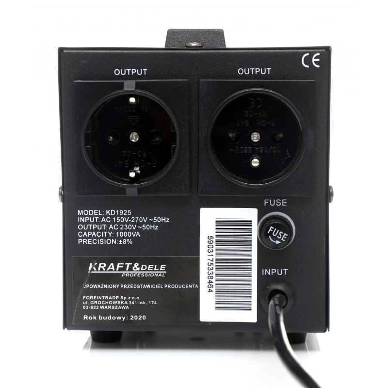 Stabilizator napięcia 1000VA 230V KD1925
