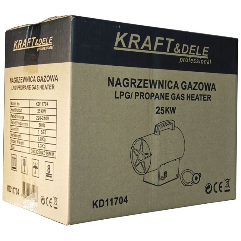 Nagrzewnica gazowa 25kW KD11704