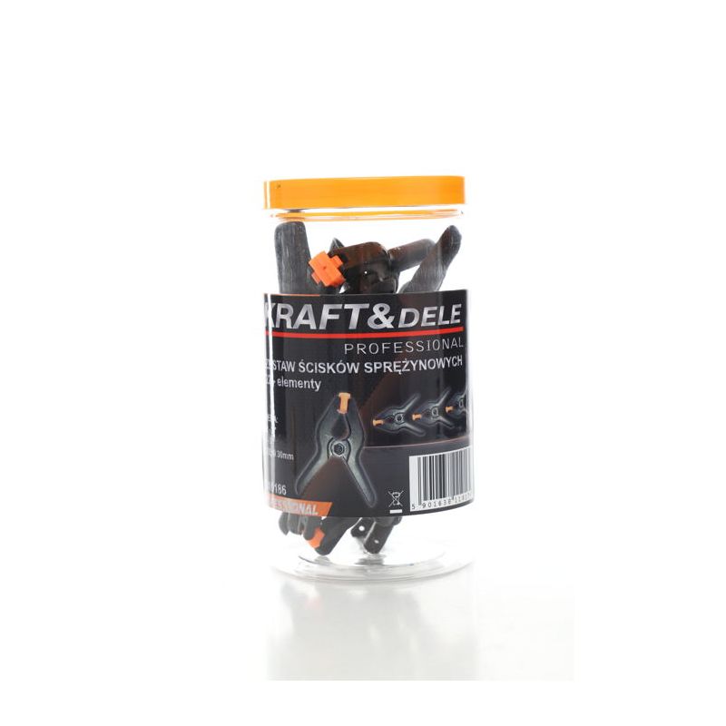 Zestaw ścisków sprężynowych 2/3' KD10186