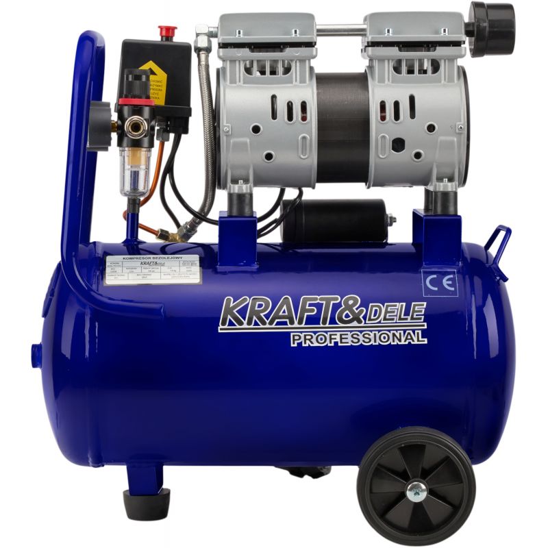 Kompresor bezolejowy 24L 1200W 220L/min KD4099