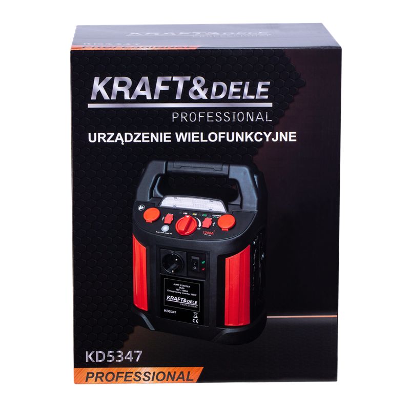 Jump-starter 1200/700A 26Ah 12V inwerter KD5347