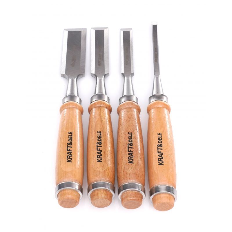 Sada tesárskych dliek 4 kusy, 6, 12, 18, 24 mm, KD11770