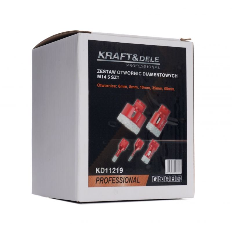 Zestaw otwornic diamentowych M14 5 szt. KD11219