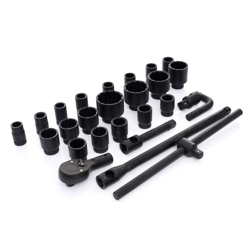 Nasadki udarowe 3/4" 12 - kątne 26 szt. KD11759