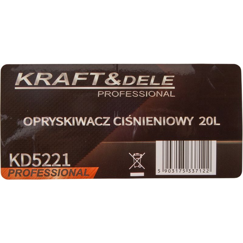 Opryskiwacz ciśnieniowy spalinowy 20L KD5221