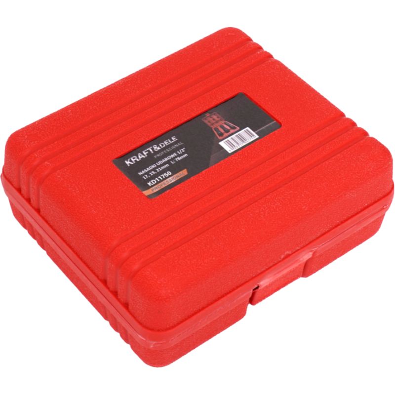Nasadki udarowe 3el. 1/2" L:78 KD11750