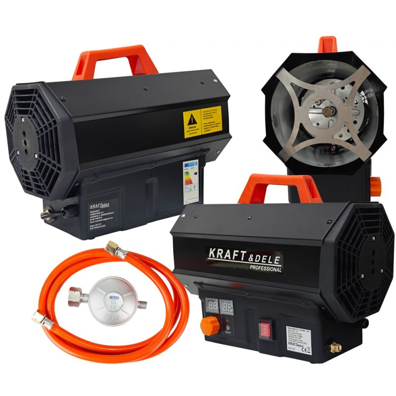 Nagrzewnica gazowa 45kW + reduktor AUTOMAT KD11732