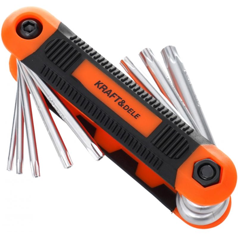 Zestaw imbusów składanych 8 el. torx KD11935
