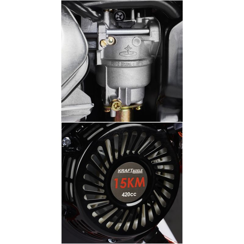 Generátor produkuje 7500 W, 230/400 V, model KD147