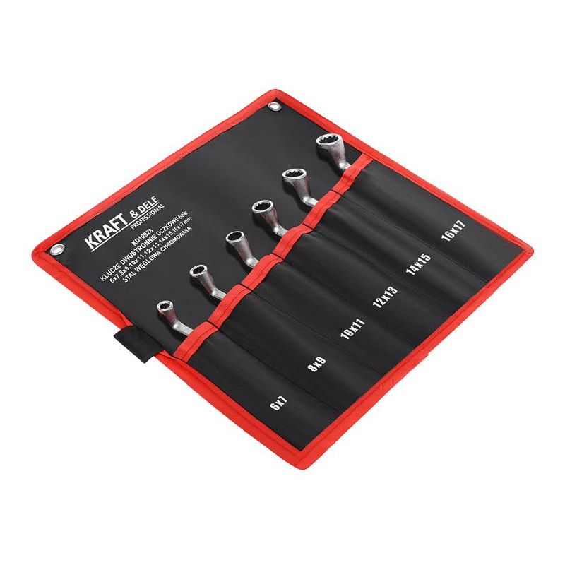 Klucze dwustronnie-oczkowe 6el. KD10928