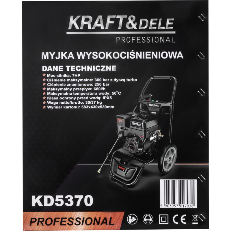 Myjka wysokociśnieniowa 7HP 360BAR KD5370