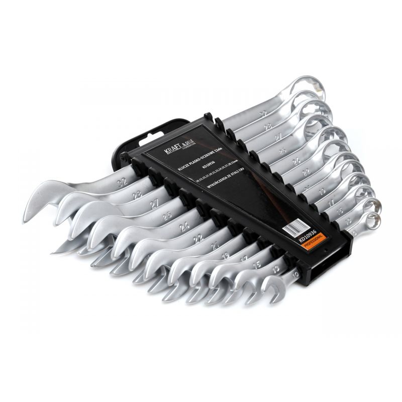 Klucze płasko-oczkowe 12el. KD10936