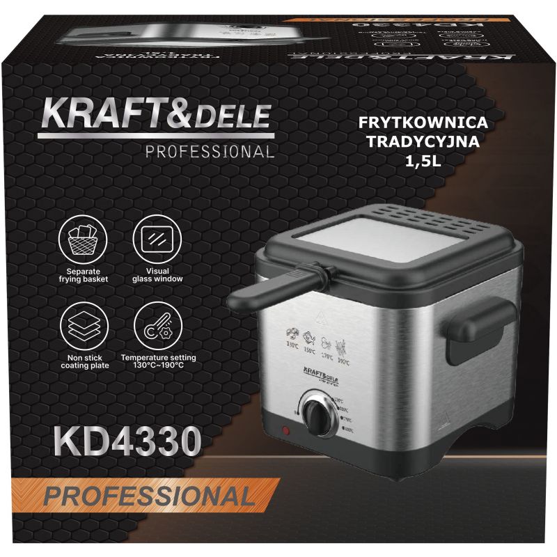 Frytkownica tradycyjna 1,5L KD4330