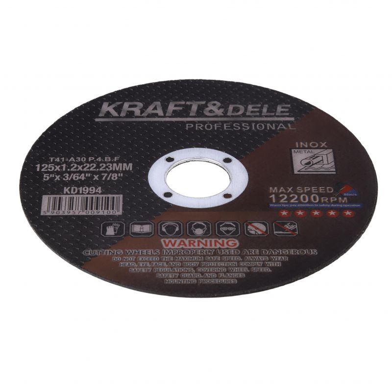 Tarcza do metalu 125x1.2x22,23 mm KD1994