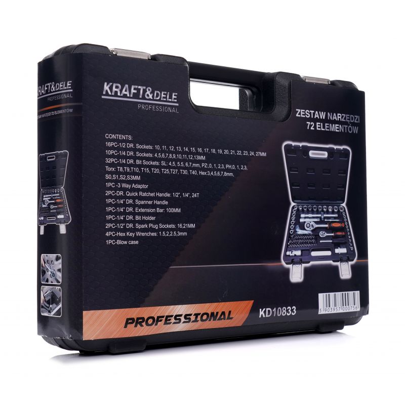 Zestaw Kluczy 72el. KD10833