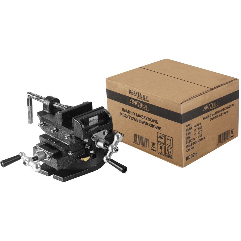 Imadło krzyżowe maszynowe 100MM KD3513