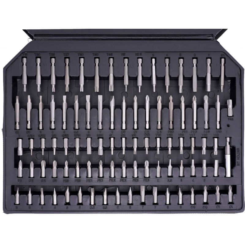 Wiertła, otwornice, dłuta, bity - zestaw 300-el. KD998