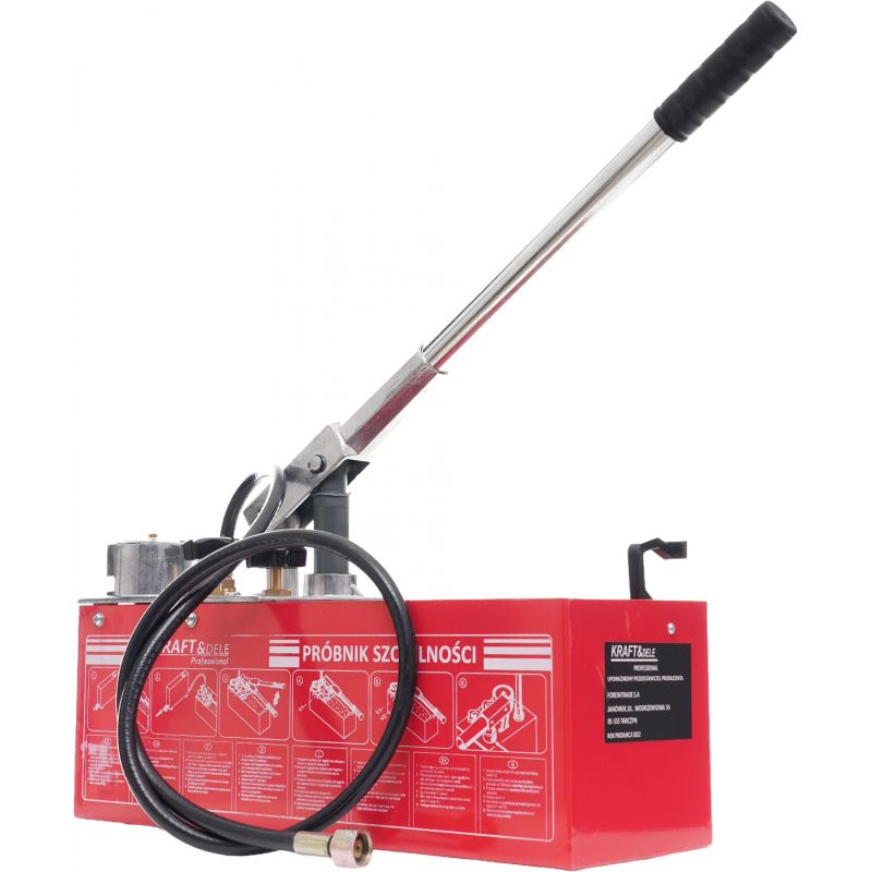 Pompa kontrolna do prób ciśnieniowych 0-50kg / 45ml / 12L KD10478