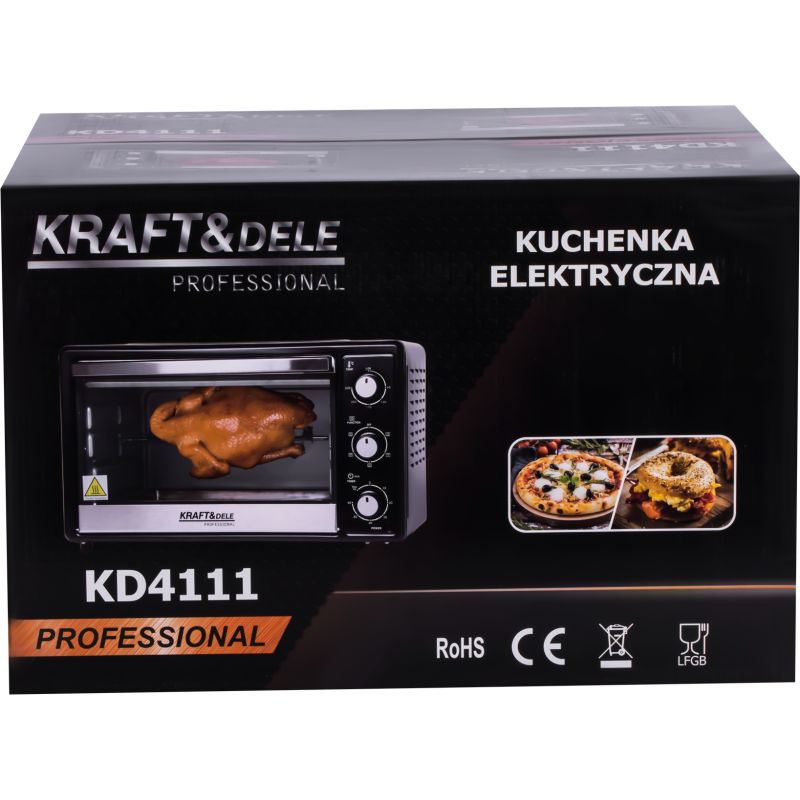 Elektrický varič 30L 1650W funkcia rotisserie+príslušenstvo KD4111