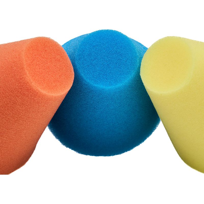 Gąbki polerskie stożek do felg 150mm zestaw 3szt. KD1592