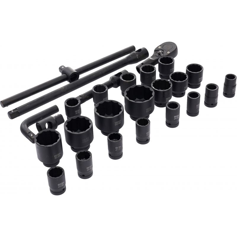 Nasadki udarowe 3/4" 12 - kątne 26 szt. KD11759