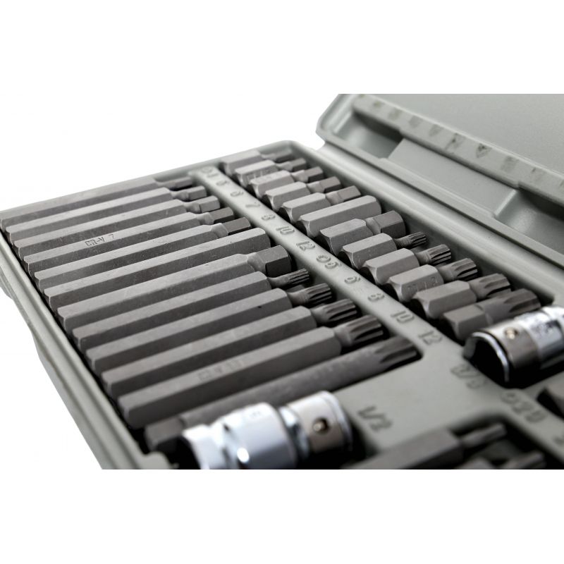 Komplet Bitów specjalnych KD10219 HEX, TORX, SPLINE 40cz