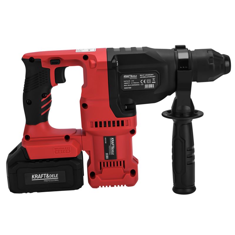 Młot udarowy akumulatorowy 21V 3.5J BEZSZCZOTKOWY 2 x 4Ah KD3190