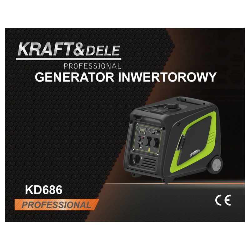 Invertorový generátor 4,5 kW / 4,9 kW KD686