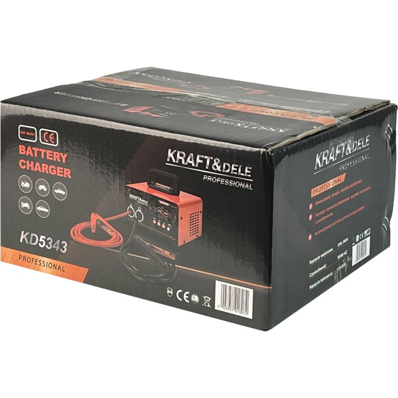 Prostownik z rozruchem 12/24V 50-400Ah 30A rozruch 200A KD5343