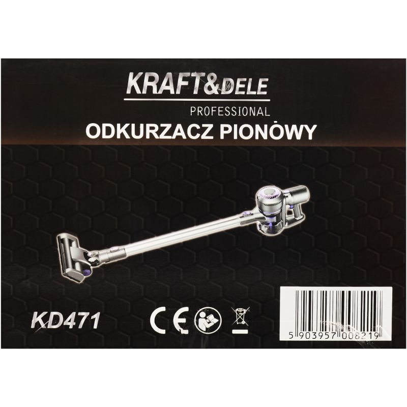 Bezprzewodowy odkurzacz pionowy 0,8L KD471